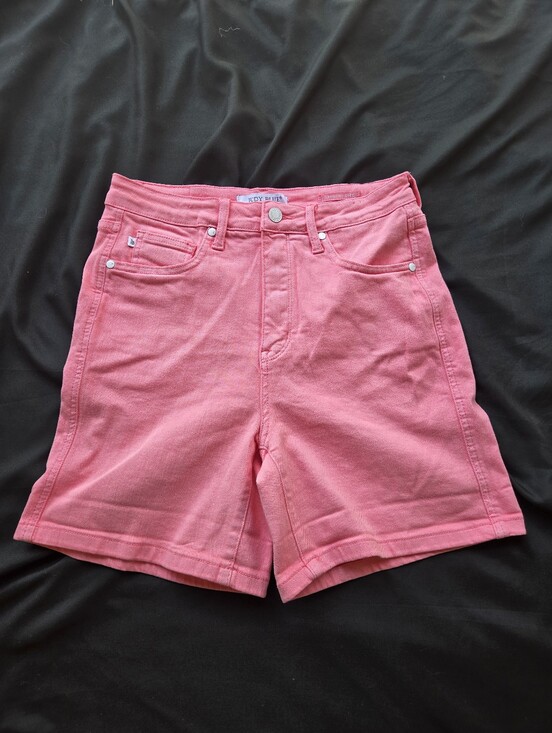 Judy Blue Pants - Judy Blue Pink High-Rise Denim Shorts